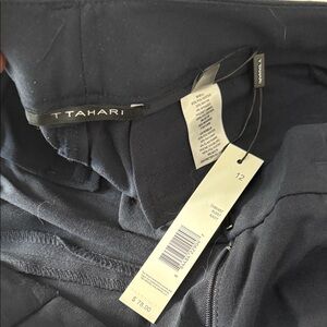 Tahari Women's Navy Ankle Pants